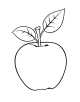 Apple Coloring Page