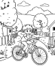 Outdoor Activities Coloring Page