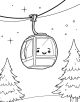 Cable Car Coloring Page