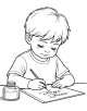 Arts and Crafts Coloring Page