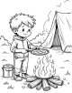 Outdoor Activities Coloring Page