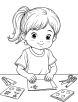 Card making coloring page