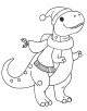 Christmas Animals Coloring Page