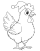 Christmas Animals Coloring Page