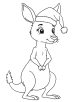 Christmas Animals Coloring Page