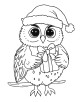 Christmas Animals Coloring Page