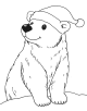 Christmas Animals Coloring Page