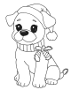 Christmas Animals Coloring Page