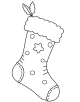 Christmas Stocking Coloring Page