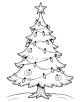 Christmas Tree Coloring Page