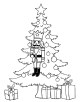 Christmas Tree Coloring Page