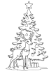 Christmas Tree Coloring Page