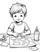 Collage coloring page