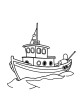 Boat Coloring Page