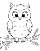 Owl Coloring Page