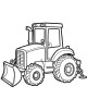 Tractor Coloring Page