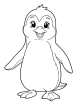 Penguin Coloring Page