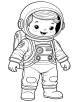 Astronaut Coloring Page