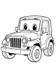 Jeep Coloring Page