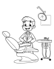 Dentist Coloring Page