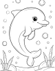 Dolphin Coloring Page