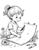 Arts and Crafts Coloring Page