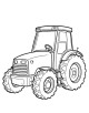 Tractor Coloring Page