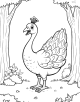 Peacock Coloring Page