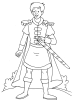 Fairy tale prince coloring page