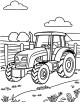 Tractor Coloring Page