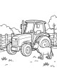 Tractor Coloring Page