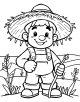 Farmer Coloring Page