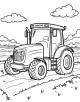 Tractor Coloring Page