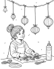 Arts and Crafts Coloring Page