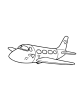 Airplane Coloring Page