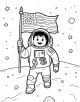 Astronaut Coloring Page