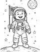 Astronaut Coloring Page