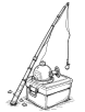 Fishing gear coloring page 3