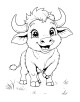 Buffalo Coloring Page