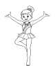 Gymnastics Coloring Page