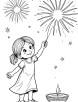 Happy diwali coloring page