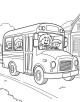 School Bus Coloring Page