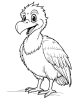 Vulture Coloring Page