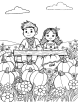 Hayride coloring page