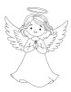 Heavenly Angel coloring page