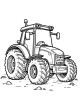 Tractor Coloring Page