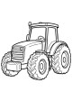 Tractor Coloring Page