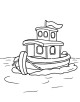 Boat Coloring Page