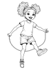 Outdoor Activities Coloring Page