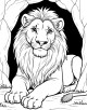 Animals and their Homes Coloring Page